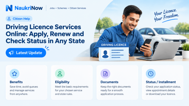 Driving Licence Services Online: Apply, Renew and Check Status in Any State