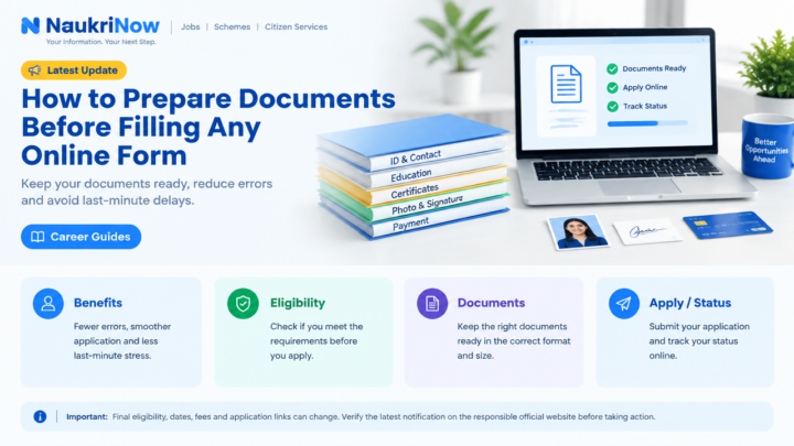 How to Prepare Documents Before Filling Any Online Form