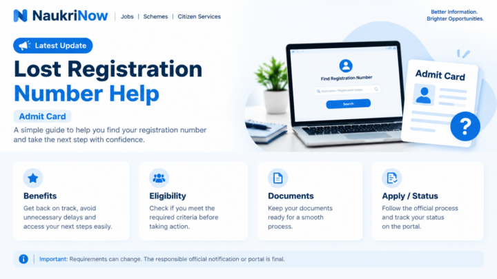 Lost Registration Number Help