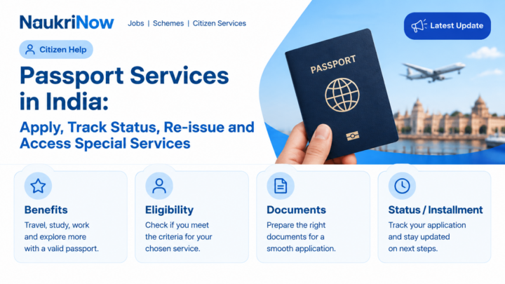Passport Services in India: Apply, Track Status, Re-issue and Access Special Services