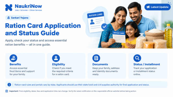 Ration Card Application and Status Guide