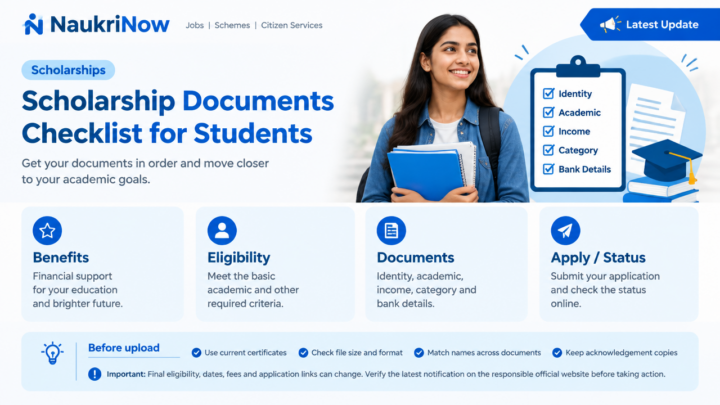 Scholarship Documents Checklist for Students