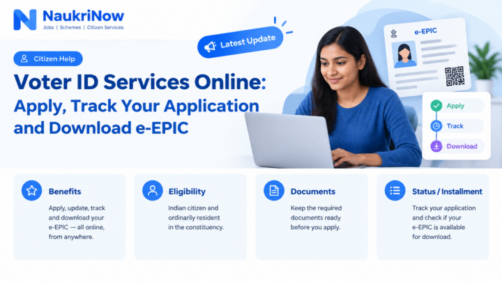 Voter ID Services Online: Apply, Track Your Application and Download e-EPIC