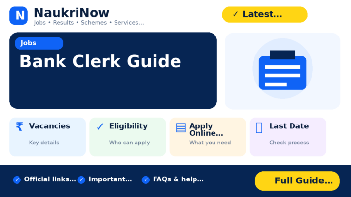 Bank Clerk Guide