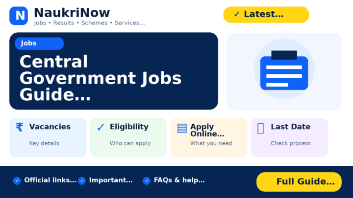 Central Government Jobs Guide