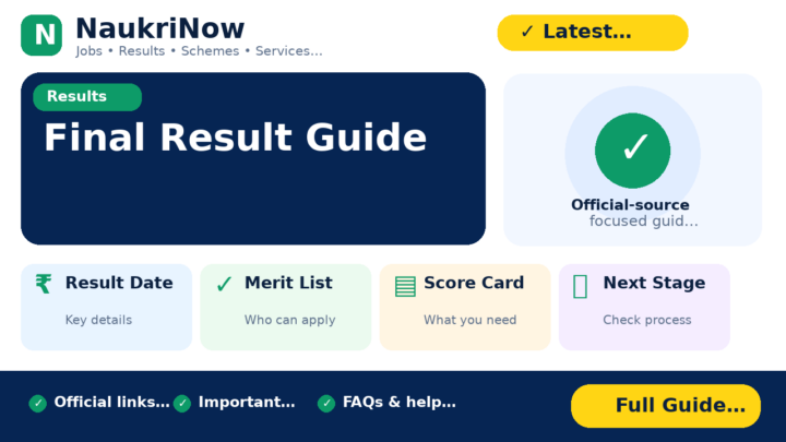 Final Result Guide