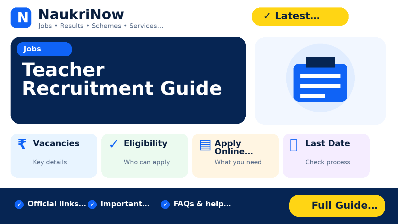 Teacher Recruitment Guide